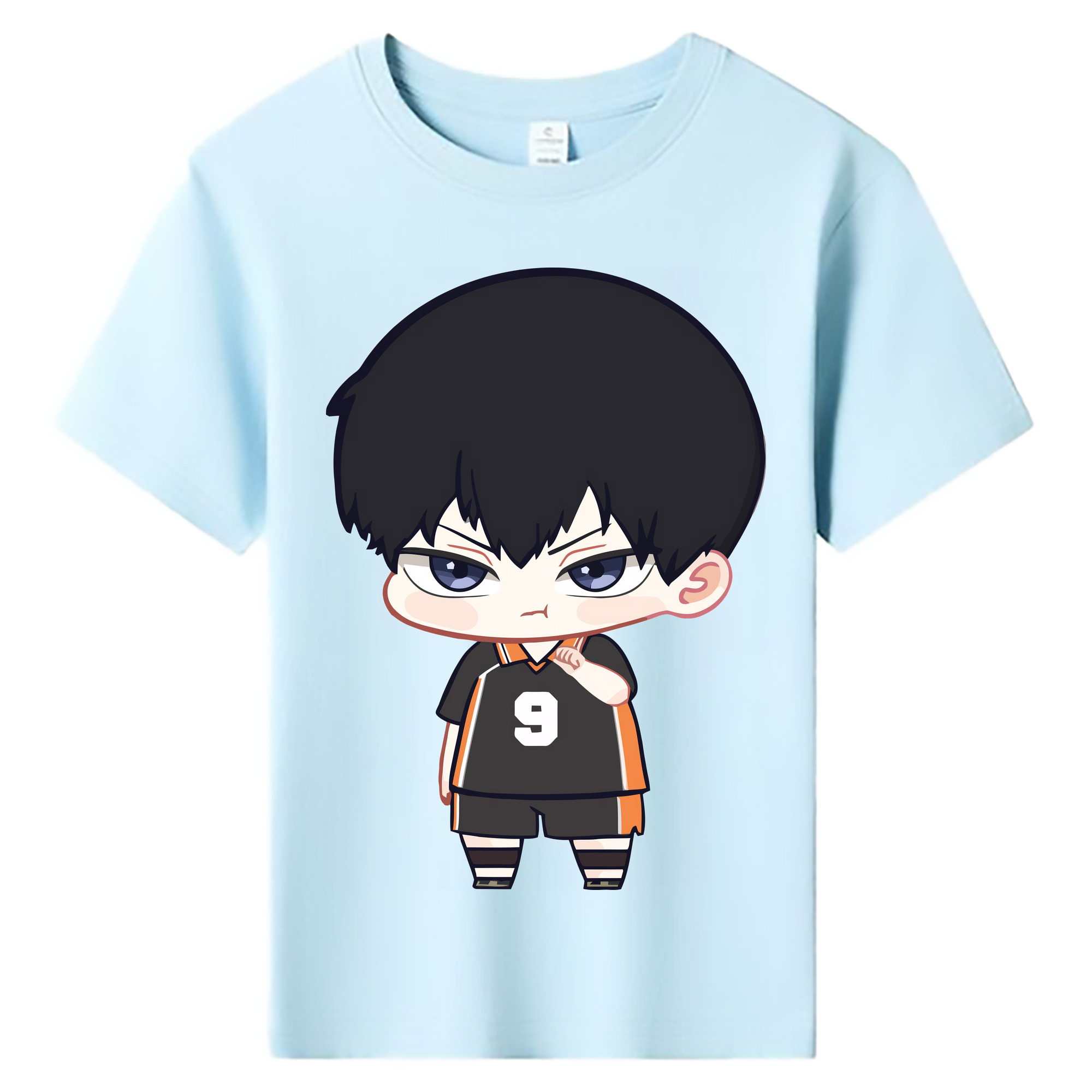 （画像用） ハイキュー!! Haikyu!! 綿100％キッズTシャツ（フロントプリント）